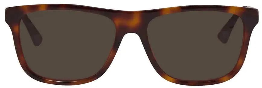 Kính Gucci Brown Rectangular 'Havana' GG0687S-004-57 Kính Gucci Brown Rectangular 'Havana' GG0687S-004-57