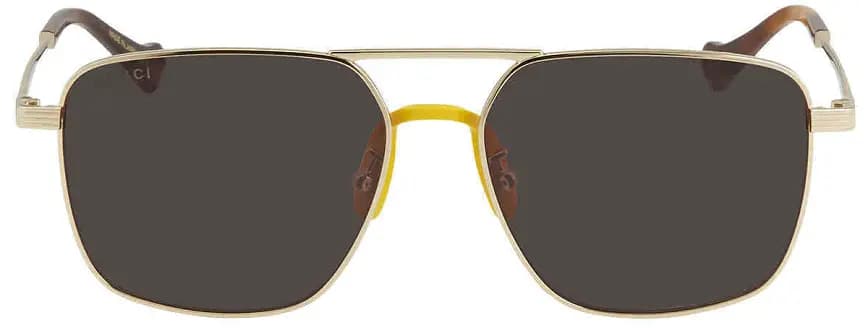 Kính Gucci Brown Square 'Gold' GG0743S-002-57 Kính Gucci Brown Square 'Gold' GG0743S-002-57
