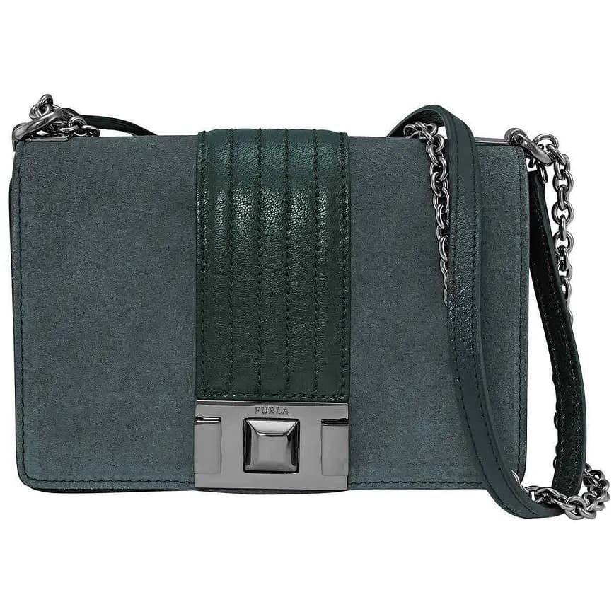 Túi Furla Mimi Mini Suede And Leather 'Black' BYX8-1033427 Túi Furla Mimi Mini Suede And Leather 'Black' BYX8-1033427