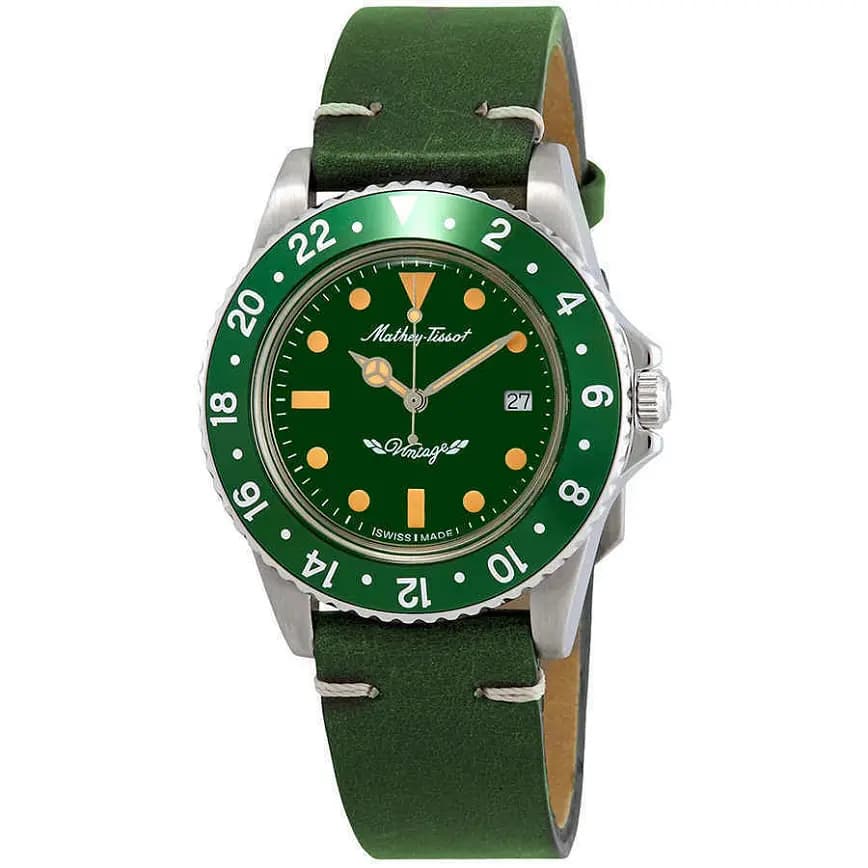 Đồng Hồ Mathey Tissot Mathey Vintage Quartz 'Green' H900ALV Đồng Hồ Mathey Tissot Mathey Vintage Quartz 'Green' H900ALV