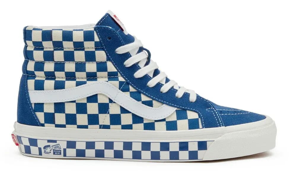 Giày Vans Anaheim Checker Combo SK8-Hi Skate 'Blue' VN0A38GF2U8 Giày Vans Anaheim Checker Combo SK8-Hi Skate 'Blue' VN0A38GF2U8