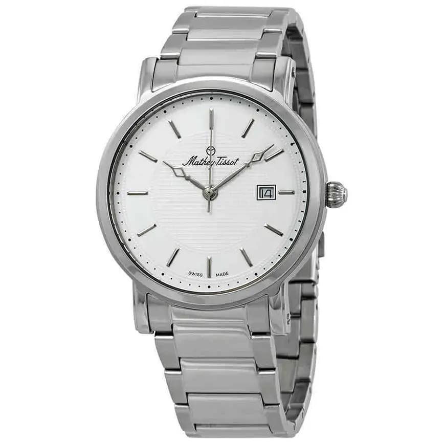Đồng Hồ Mathey Tissot City Metal 'White' HB611251MAI Đồng Hồ Mathey Tissot City Metal 'White' HB611251MAI