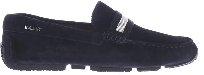 Giày Bally Suede Pearce Driver Moccasins 'Navy' 6206908 — kich-thuoc: lien-he-order Giày Bally Suede Pearce Driver Moccasins 'Navy' 6206908 — kich-thuoc: lien-he-order