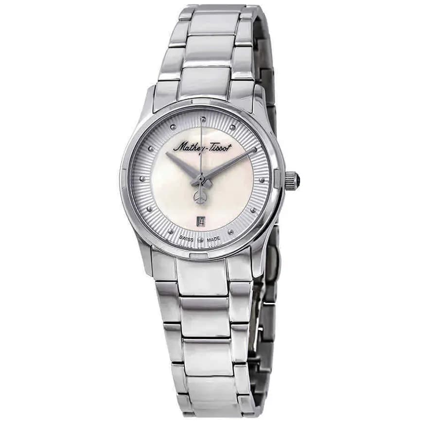 Đồng Hồ Mathey Tissot Elisa 'Mother of Pearl' D2111AI Đồng Hồ Mathey Tissot Elisa 'Mother of Pearl' D2111AI