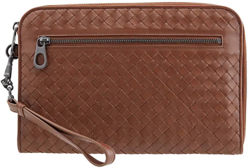 Ví Bottega Veneta Intrecciato Document Case 'Brown' 493190-V4651-2509 Ví Bottega Veneta Intrecciato Document Case 'Brown' 493190-V4651-2509