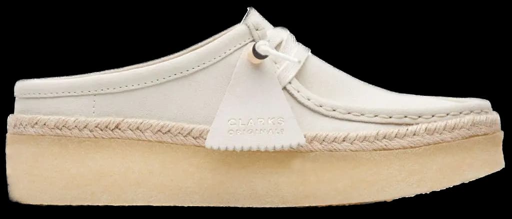 Giày Clarks Wallabee Cup Low 'White Suede' 261-64430 Giày Clarks Wallabee Cup Low 'White Suede' 261-64430