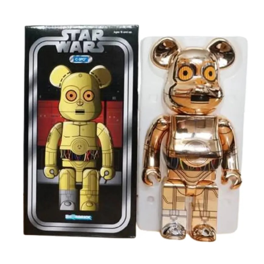 Mô Hình Bearbric C3P0 100% & 400% — kich-thuoc: 100% + 400% Mô Hình Bearbric C3P0 100% & 400% — kich-thuoc: 100% + 400%