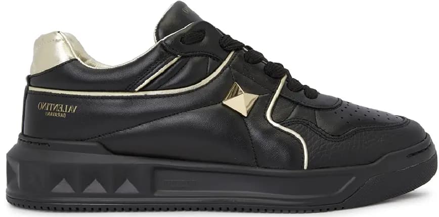 Giày Valentino Metallic One Stud 'Black' S0E71RUS-ED6 Giày Valentino Metallic One Stud 'Black' S0E71RUS-ED6
