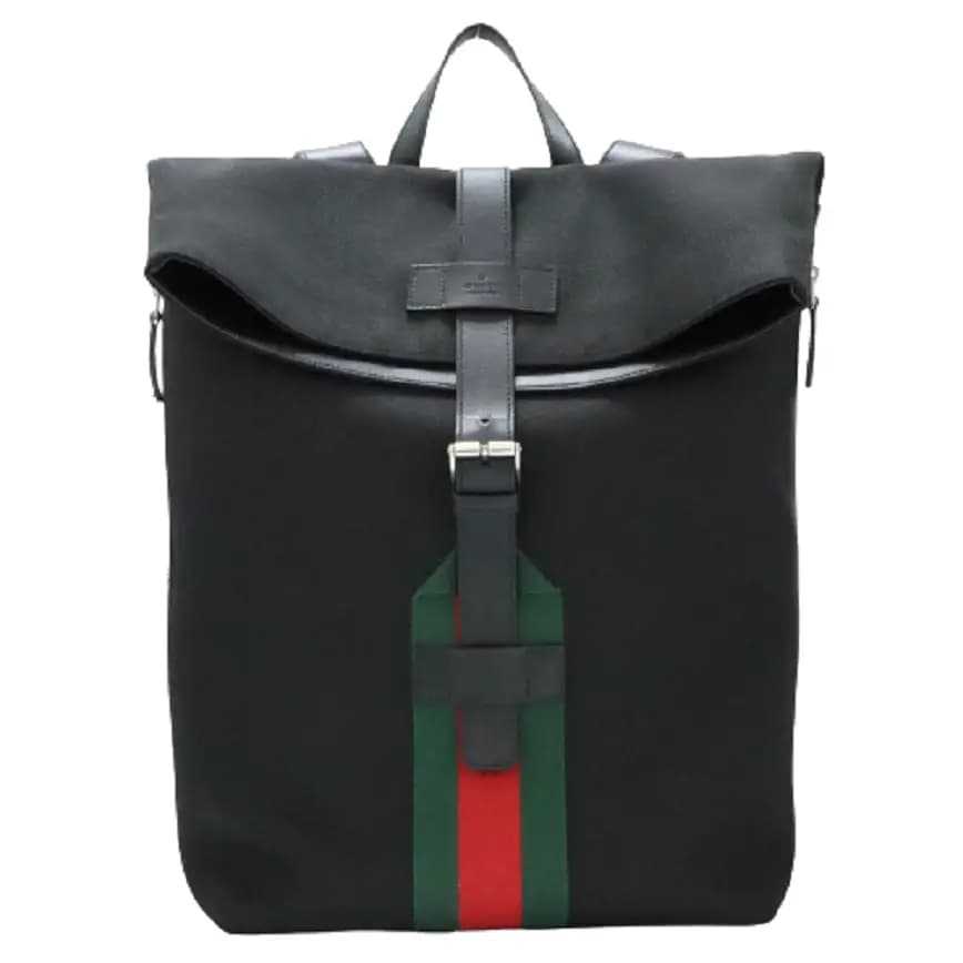 Balo Gucci Backpack Web Techno Canvas Black 619749 Balo Gucci Backpack Web Techno Canvas Black 619749