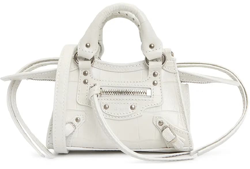 Túi Balenciaga Neo Classic Crocodile Tote 'White' 669537-23EFY-9016 Túi Balenciaga Neo Classic Crocodile Tote 'White' 669537-23EFY-9016