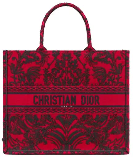 Túi Dior Book Tote Ornamental Cornely Effect Embroidery 'Red And Black' M1286ZMDR-M339 Túi Dior Book Tote Ornamental Cornely Effect Embroidery 'Red And Black' M1286ZMDR-M339