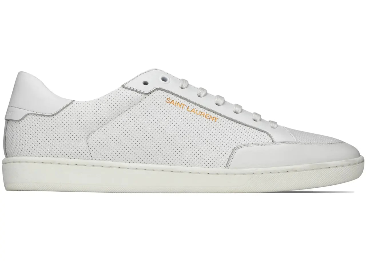 Giày Saint Laurent Court Classic SL10 Perforated White 6032231JZ109030 — kich-thuoc: 40 Giày Saint Laurent Court Classic SL10 Perforated White 6032231JZ109030 — kich-thuoc: 40