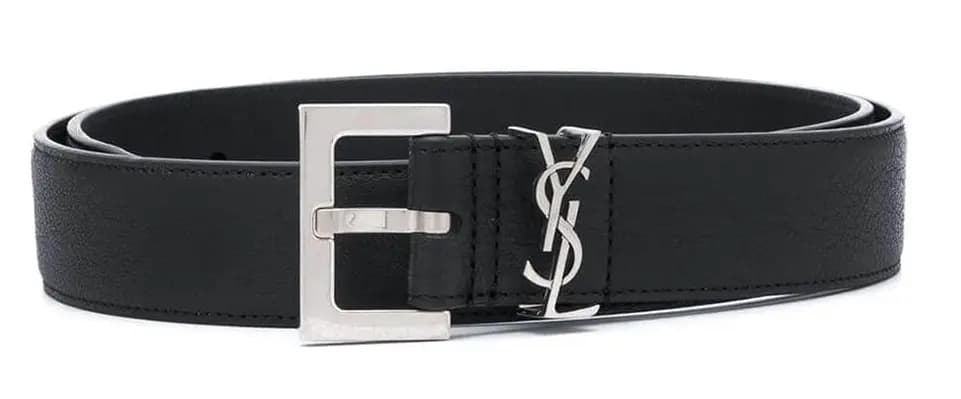 Thắt lưng Saint Laurent Guertel Mit Monogramm Black 634440-BRM0E-1000 Thắt lưng Saint Laurent Guertel Mit Monogramm Black 634440-BRM0E-1000