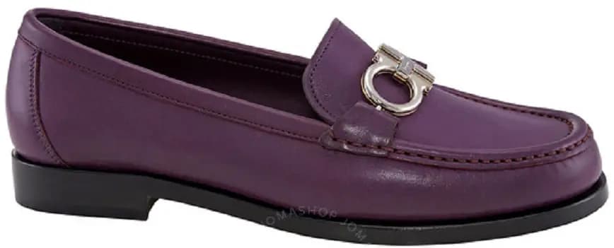 Giày Salvatore Ferragamo Supple Gancini Moccasin 'Violet' 01N660-714279 Giày Salvatore Ferragamo Supple Gancini Moccasin 'Violet' 01N660-714279