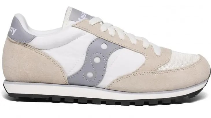 Giày Saucony Womens Jazz Low Pro 'White Grey' S1866-303 Giày Saucony Womens Jazz Low Pro 'White Grey' S1866-303