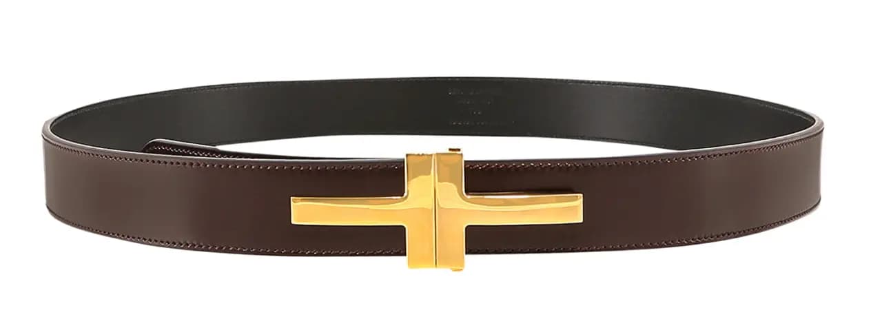 Thắt lưng Tom Ford Men's Belt TB252TLCL052-U7019 Thắt lưng Tom Ford Men's Belt TB252TLCL052-U7019