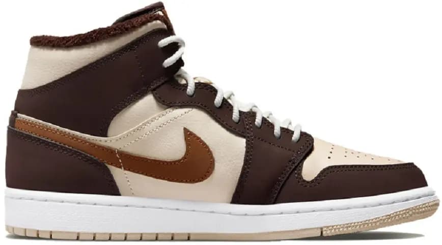 Giày Nike Air Jordan 1 Mid 'Cream Dark Chocolate' DO6699-200 Giày Nike Air Jordan 1 Mid 'Cream Dark Chocolate' DO6699-200