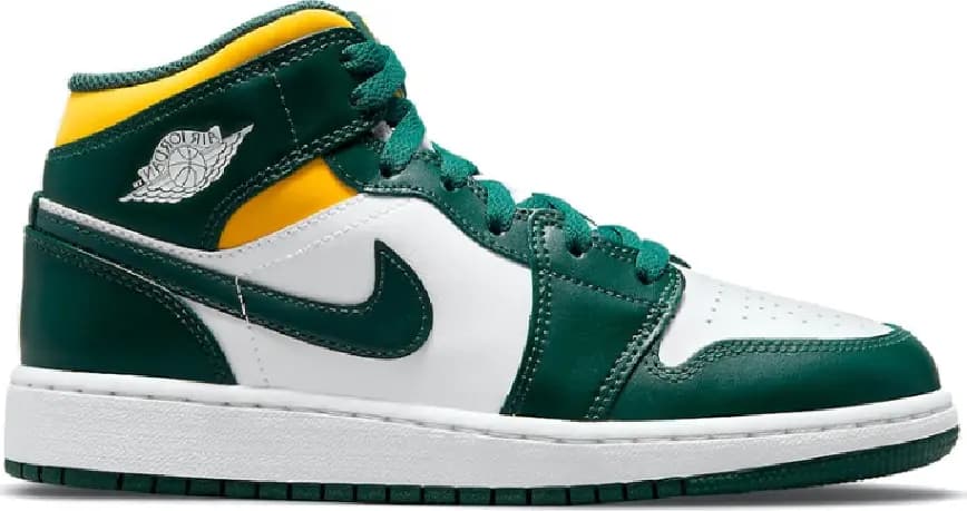 Giày Nike Air Jordan 1 Mid 'Sonics' 554725-371 Giày Nike Air Jordan 1 Mid 'Sonics' 554725-371
