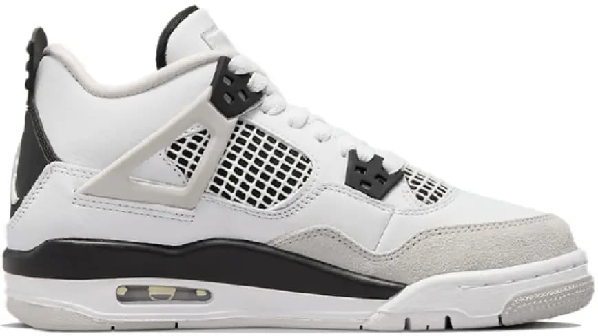 Giày Nike Air Jordan 4 Retro GS 'Military Black' 408452-111 Giày Nike Air Jordan 4 Retro GS 'Military Black' 408452-111