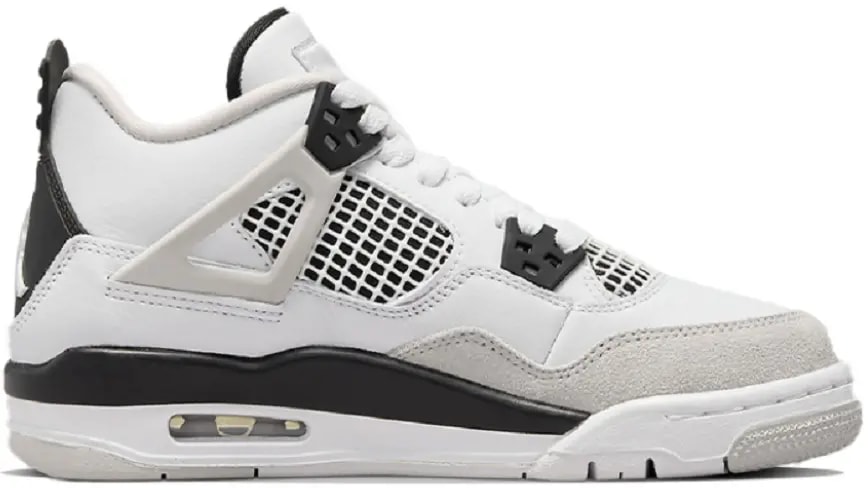 Giày Nike Air Jordan 4 Retro GS 'Military Black' 408452-111 — kich-thuoc: lien-he-order Giày Nike Air Jordan 4 Retro GS 'Military Black' 408452-111 — kich-thuoc: lien-he-order