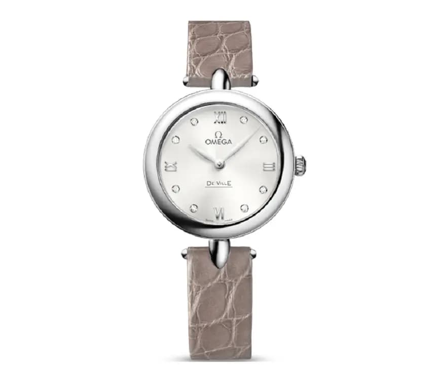 Đồng Hồ Omega Deville Prestige Dewdrop Ladies 'Brown' 424-13-27-60-52-001 Đồng Hồ Omega Deville Prestige Dewdrop Ladies 'Brown' 424-13-27-60-52-001