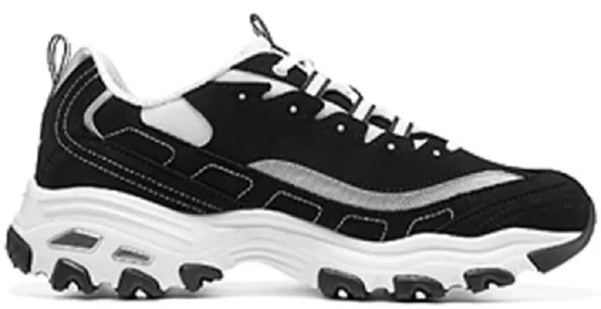 Giày Skechers D'Lite 1.0 'Black' 894129-BKW Giày Skechers D'Lite 1.0 'Black' 894129-BKW