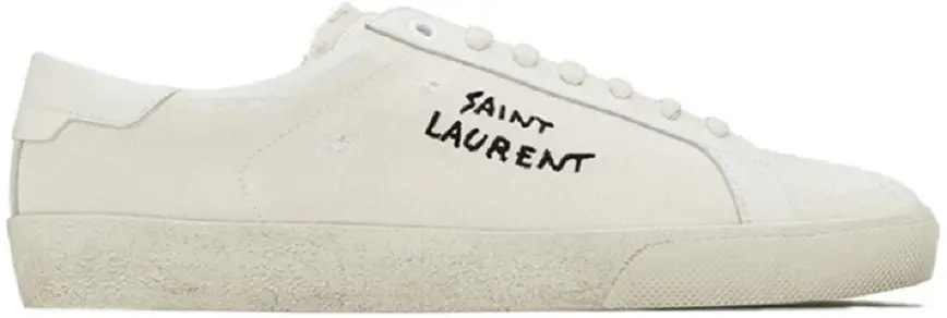 Giày Saint Laurent Court SL 06 Embroidered 'White' 611106GUP109113 — kich-thuoc: 41.5 Giày Saint Laurent Court SL 06 Embroidered 'White' 611106GUP109113 — kich-thuoc: 41.5