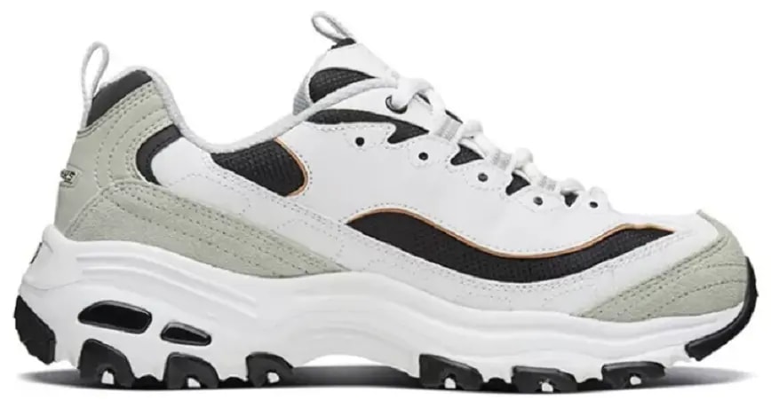 Giày Skechers D'Lites 'White Gray' 66666228-WLGY — kich-thuoc: lien-he-order Giày Skechers D'Lites 'White Gray' 66666228-WLGY — kich-thuoc: lien-he-order