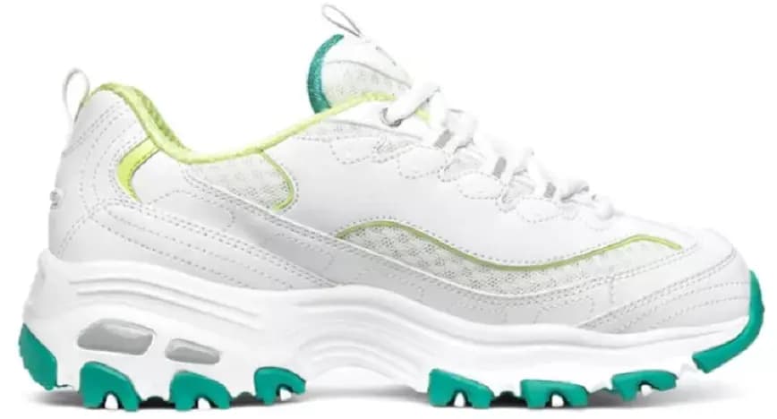 Giày Skechers D'Lites 1.0 'White' 99999863-WGR Giày Skechers D'Lites 1.0 'White' 99999863-WGR