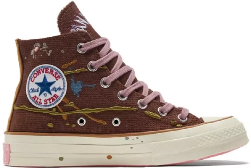 Giày Converse Chuck 70 Hi x Bandulu 'Brown' 169909C Giày Converse Chuck 70 Hi x Bandulu 'Brown' 169909C