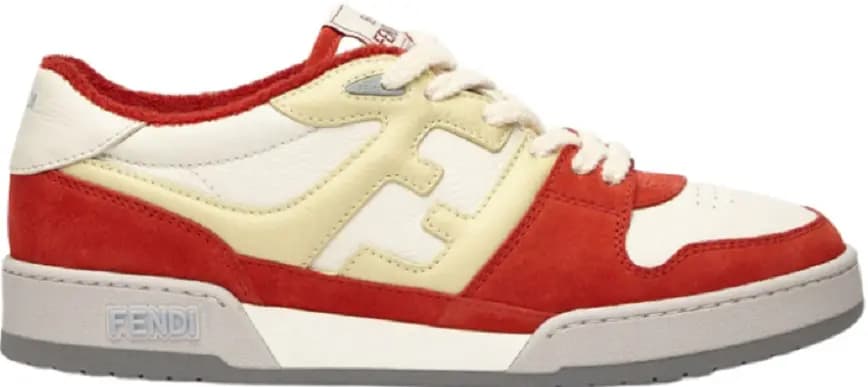 Giày Fendi Low Tops 'Cream Red' 7E1493AI1NF1H1D Giày Fendi Low Tops 'Cream Red' 7E1493AI1NF1H1D