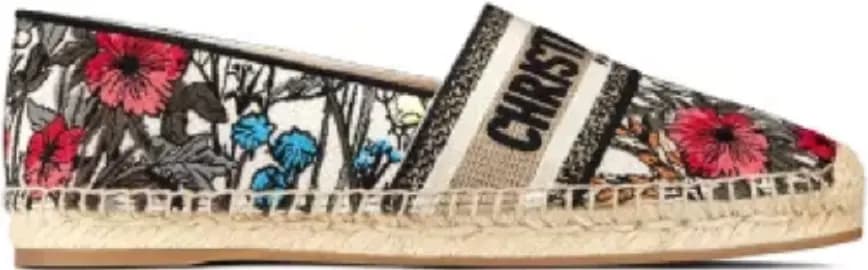 Giày Dior Espadrille 'Multicolor Mille Fleurs' KCB585MLE_S89Z Giày Dior Espadrille 'Multicolor Mille Fleurs' KCB585MLE_S89Z