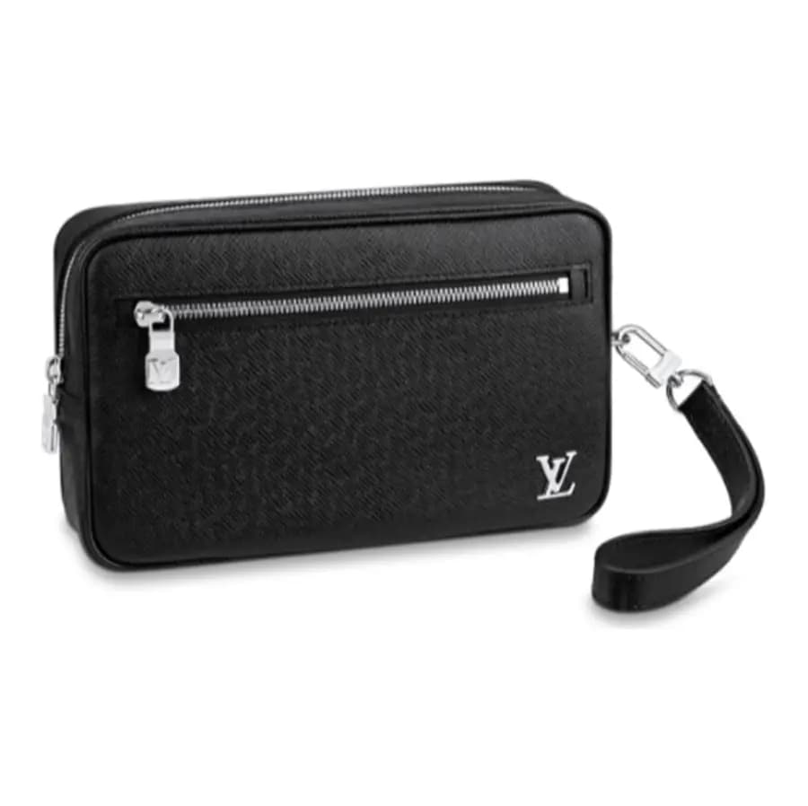 Túi Louis Vuitton Pochette Kasai Taiga 'Black' M30441 Túi Louis Vuitton Pochette Kasai Taiga 'Black' M30441