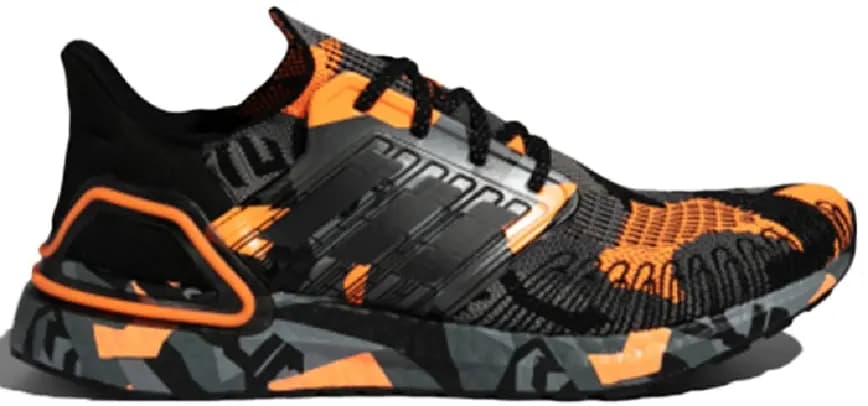 Giày Adidas UltraBoost 20 'Black Orange Grey' G57628 Giày Adidas UltraBoost 20 'Black Orange Grey' G57628