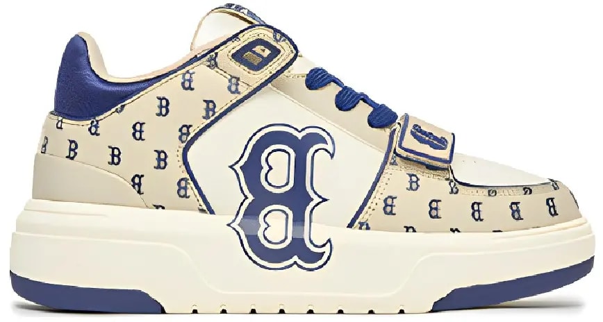 Giày MLB Chunky Liner Mid Monogram Boston 'Blue Beige' 3ASXLM13N-43BGL — kich-thuoc: 40.5 Giày MLB Chunky Liner Mid Monogram Boston 'Blue Beige' 3ASXLM13N-43BGL — kich-thuoc: 40.5