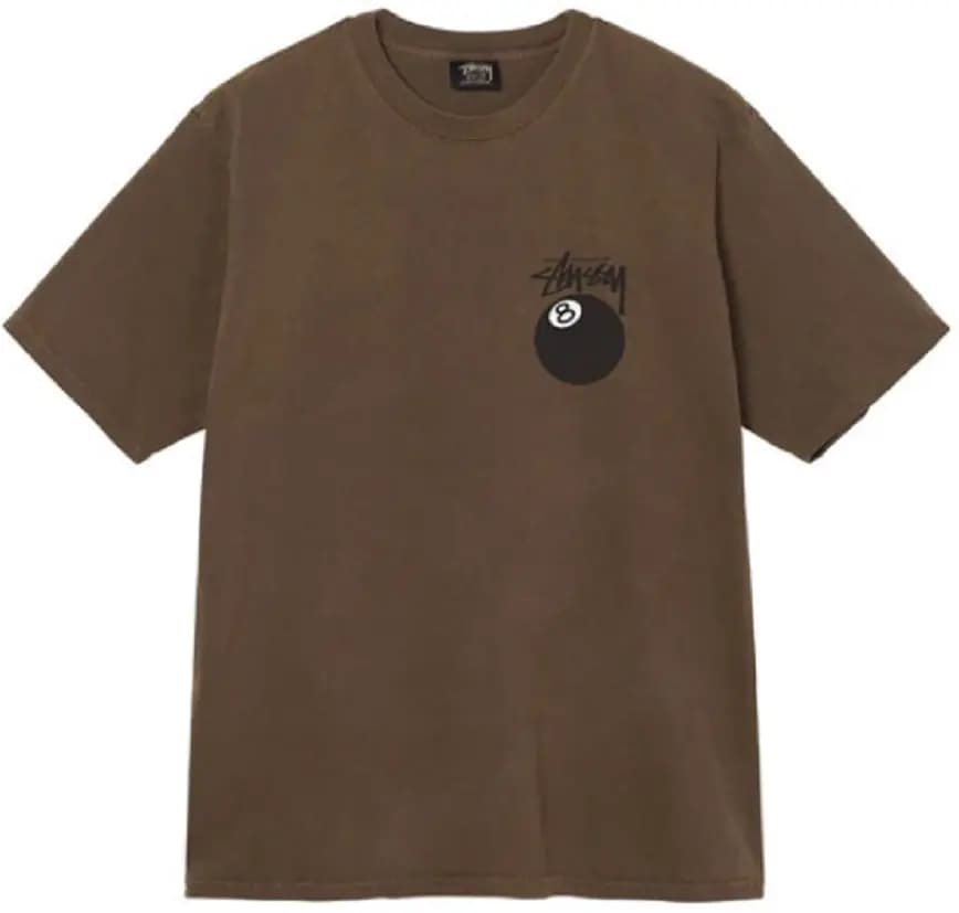 Áo Stussy 8 Ball Pigment Dyed T-Shirt 'Coffee' Áo Stussy 8 Ball Pigment Dyed T-Shirt 'Coffee'
