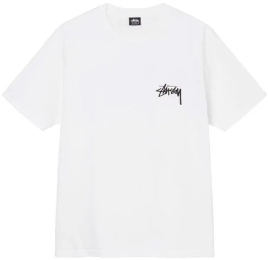 Áo Stussy x Our Legacy Laguna Tee 'White' — kich-thuoc: lien-he-order Áo Stussy x Our Legacy Laguna Tee 'White' — kich-thuoc: lien-he-order