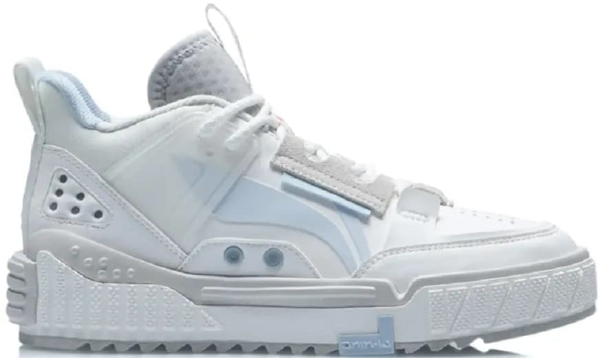 Giày Li Ning Fashion White Middle Cut Classic Casual AGCR31-2 Giày Li Ning Fashion White Middle Cut Classic Casual AGCR31-2