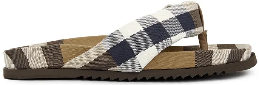 Dép Burberry Check Duncannon 'Brown' 8051880 Dép Burberry Check Duncannon 'Brown' 8051880