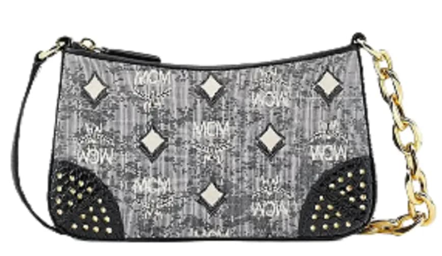 Túi MCM Shoulder Bag in Studded Vintage Monogram Jacquard MWSCSTQ01EG001 Túi MCM Shoulder Bag in Studded Vintage Monogram Jacquard MWSCSTQ01EG001