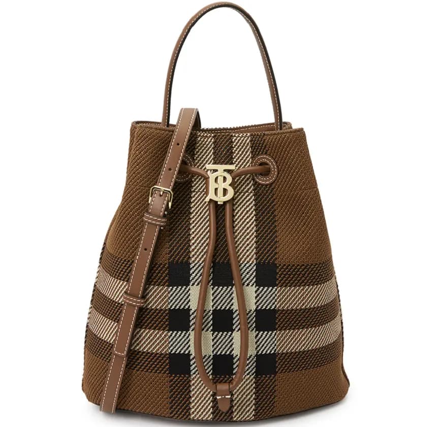Túi Burberry Small Check Bucket 'Brown' 8056138 Túi Burberry Small Check Bucket 'Brown' 8056138
