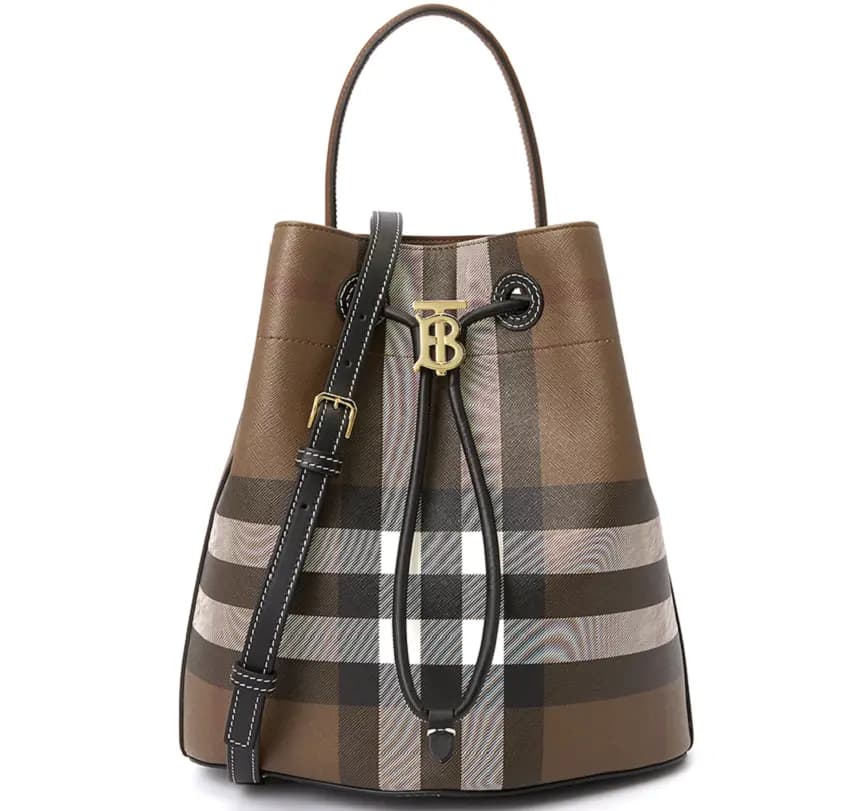 Túi Burberry Check Small Bucket 'Brown' 8063070 Túi Burberry Check Small Bucket 'Brown' 8063070
