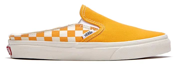 Giày Vans CheckerBoard Mule Slip-On Orange FLVNAS1U14 Giày Vans CheckerBoard Mule Slip-On Orange FLVNAS1U14