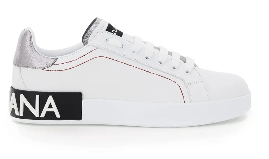 Giày Dolce & Gabbana Calfskin Nappa Portolino White Silver CK1587-AH527-8B441 — kich-thuoc: 40 Giày Dolce & Gabbana Calfskin Nappa Portolino White Silver CK1587-AH527-8B441 — kich-thuoc: 40