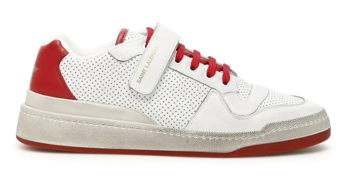 Giày Saint Laurent SL24 Velcro Sneakers 557624-04L20-9490 Giày Saint Laurent SL24 Velcro Sneakers 557624-04L20-9490