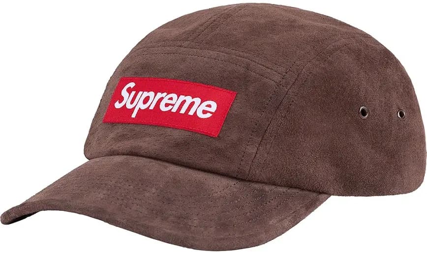 Mũ Supreme Suede Camp Cap 'Brown' Mũ Supreme Suede Camp Cap 'Brown'