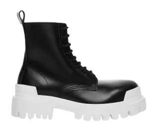 Giày Balenciaga Strike Leather 'Black' 590974-WA967-1090 Giày Balenciaga Strike Leather 'Black' 590974-WA967-1090