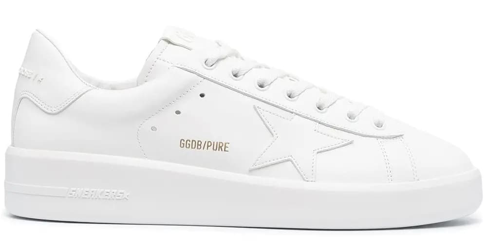 Giày Golden Goose Purestar All White GMF00197-F000541-10100 Giày Golden Goose Purestar All White GMF00197-F000541-10100