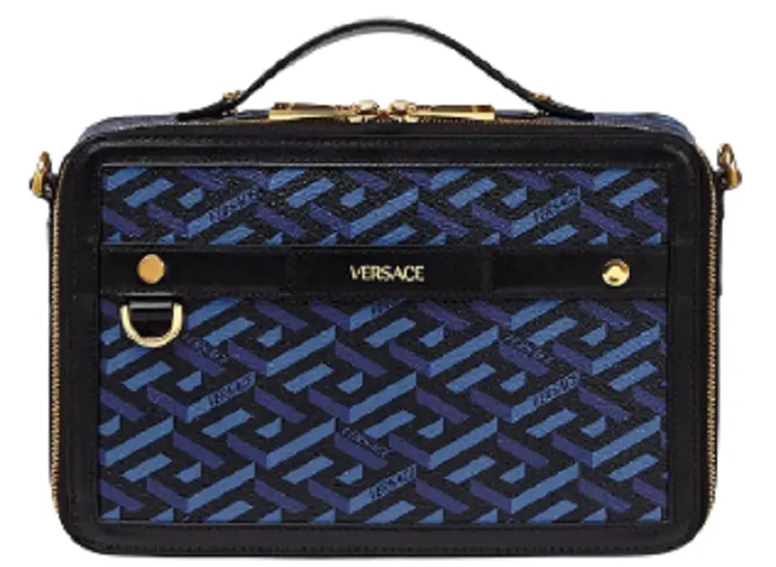 Túi Versace La Greca Signature Messenger Black BLue 1001769-1A01444-5U18V — kich-thuoc: lien-he-order Túi Versace La Greca Signature Messenger Black BLue 1001769-1A01444-5U18V — kich-thuoc: lien-he-order