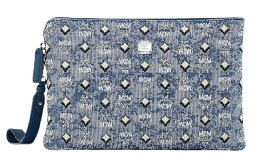 Túi MCM Vintage Jacquard Monogram 'Blue' MXZBATQ01LU001 Túi MCM Vintage Jacquard Monogram 'Blue' MXZBATQ01LU001